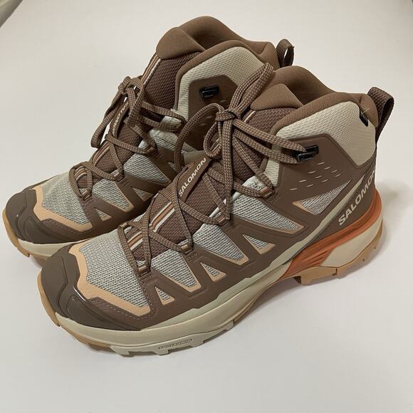 NEW! Salomon X Ultra 360 Edge Mid GTX Women’s Boots Shortbread 474627 US 9.5 - Picture 1 of 7